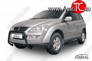 11 789 р. Защита переднего бампера Arbori SSANGYONG Kyron рестайлинг (2007-2016)  с доставкой в г. Москва