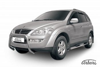 22 139 р. Защита переднего бампера Arbori SSANGYONG Kyron рестайлинг (2007-2016)  с доставкой в г. Москва. Увеличить фотографию 1