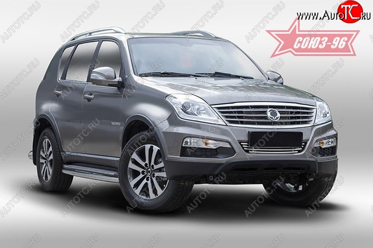 4 679 р. Декоративный элемент воздухозаборника Souz-96 (d16) SSANGYONG Rexton Y290 (2012-2017)  с доставкой в г. Москва