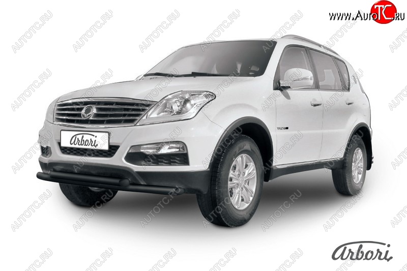 7 469 р. Обвес переднего бампера Arbori SSANGYONG Rexton Y290 (2012-2017)  с доставкой в г. Москва