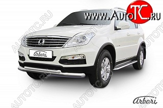 14 219 р. Обвес переднего бампера Arbori SSANGYONG Rexton Y290 (2012-2017)  с доставкой в г. Москва