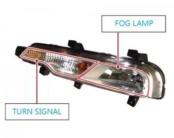 7 199 р. Левая противотуманная фара SSANGYONG SSANGYONG Rexton Y290 (2012-2017)  с доставкой в г. Москва. Увеличить фотографию 6