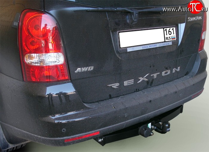 4 999 р. Фаркоп Лидер Плюс SSANGYONG Rexton Y250 (2006-2012) (Без электропакета)  с доставкой в г. Москва