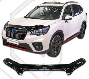 Дефлектор капота CA-Plastiс Subaru Forester SK/S14 дорестайлинг (2018-2021)