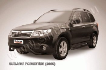 15 849 р. Кенгурятник d57 мини  Subaru Forester  SH (2008-2013) (Цвет: серебристый)  с доставкой в г. Москва. Увеличить фотографию 1