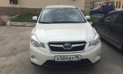 1 469 р. Сетка на бампер Russtal (черная)  Subaru XV  GP/G33 (2012-2016) дорестайлинг  с доставкой в г. Москва. Увеличить фотографию 2