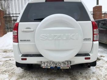 6 949 р. Пластиковый колпак запасного колеса SUZUKI (верхняя часть, 225/70/16)  Suzuki Grand Vitara ( FTB03 3 двери,  3TD62, TL52 5 дверей,  JT 5 дверей,  JT 3 двери,  JT) - Grand Vitara XL7 (неокрашенный)  с доставкой в г. Москва. Увеличить фотографию 10