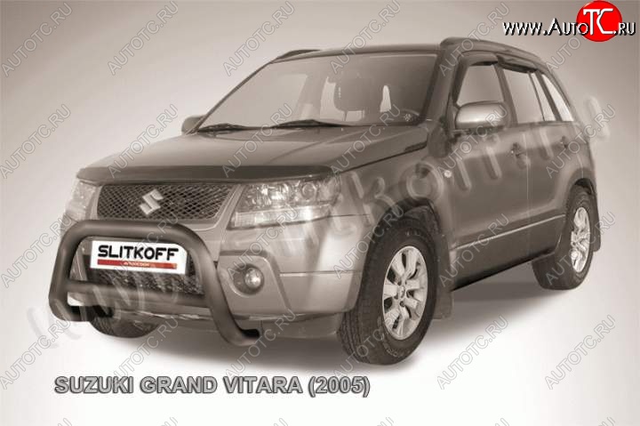 25 999 р. Кенгурятник d76 низкий Suzuki Grand Vitara JT 5 дверей дорестайлинг (2005-2008) (Цвет: серебристый)  с доставкой в г. Москва