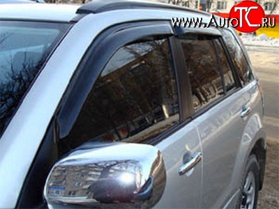 2 969 р. Дефлекторы окон (ветровики) Novline 4 шт Suzuki Grand Vitara JT 5 дверей дорестайлинг (2005-2008)  с доставкой в г. Москва