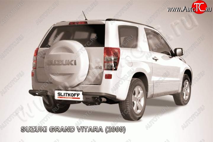 4 999 р. Уголки d57  Suzuki Grand Vitara  JT 3 двери (2005-2008) дорестайлинг (Цвет: серебристый)  с доставкой в г. Москва