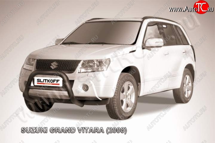 25 999 р. Кенгурятник d76 низкий Suzuki Grand Vitara JT 5 дверей дорестайлинг (2005-2008) (Цвет: серебристый)  с доставкой в г. Москва