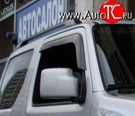 999 р. Комплект дефлекторов окон (ветровиков) 2 шт. 3d Russtal Suzuki Jimny JB23/JB43 дорестайлинг (1998-2001)  с доставкой в г. Москва