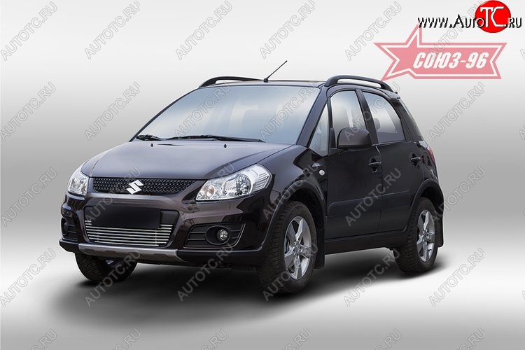 4 589 р. Декоративный элемент воздухозаборника Souz-96 (d10) Suzuki SX4 JYB, JYA хэтчбэк дорестайлинг (2013-2016)  с доставкой в г. Москва