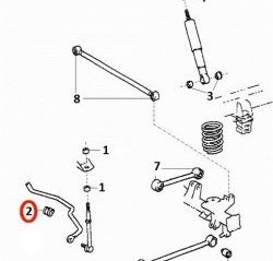 259 р. Полиуретановая втулка Точка Опоры (19 мм) Toyota 4Runner N180 5 дв. дорестайлинг (1995-2000)  с доставкой в г. Москва. Увеличить фотографию 2