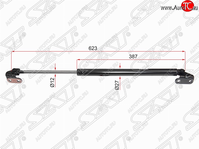 1 279 р. Правый упор крышки багажника (газовый) SAT Toyota 4Runner N180 рестайлинг (2000-2002)  с доставкой в г. Москва