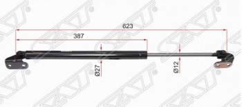 Упор багажника SAT LH (спойлер) Toyota 4Runner N180 рестайлинг (2000-2002)