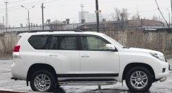 4 699 р. Молдинги RA Toyota Land Cruiser Prado J150 1-ый рестайлинг (2013-2017) (Поверхность глянец (под окраску), Неокрашенные)  с доставкой в г. Москва. Увеличить фотографию 2