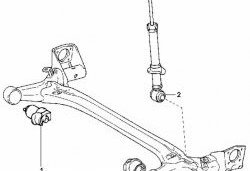 2 969 р. Полиуретановый сайлентблок балки задней подвески Точка Опоры Toyota Corolla Axio (E140) седан дорестайлинг (2006-2008)  с доставкой в г. Москва. Увеличить фотографию 2