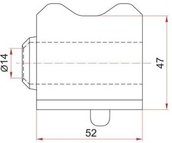 239 р. Правая резиновая втулка переднего стабилизатора (D=23) SAT Toyota Corolla E150 седан дорестайлинг (2006-2010)  с доставкой в г. Москва. Увеличить фотографию 1