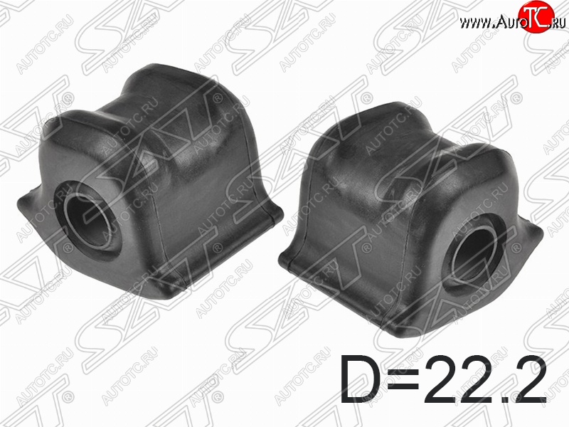 199 р. Резиновая втулка переднего стабилизатора SAT (комплект D=22.2, RH=LH)  Toyota Auris (E150), Avensis (T270 седан,  T270 универсал), Blade, Corolla (E150), Corolla Rumion (E150), Prius (XW30), RAV4 (XA30,  XA305)  с доставкой в г. Москва