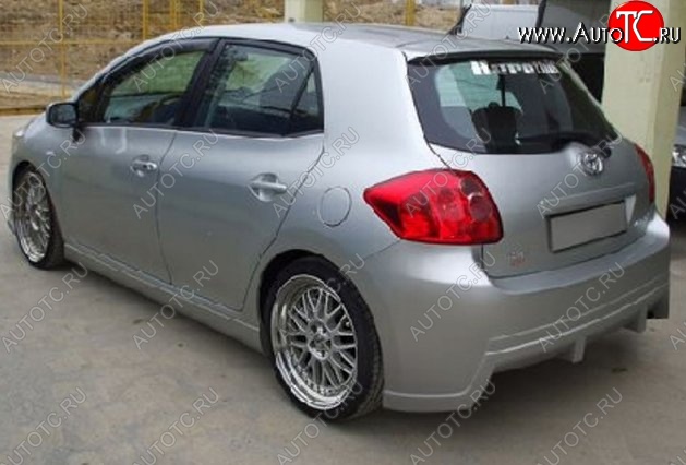 10 199 р. Задний бампер CT Toyota Auris E150 хэтчбэк 5 дв. дорестайлинг (2006-2010) (Неокрашенный)  с доставкой в г. Москва