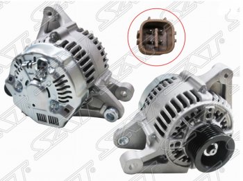 8 799 р. Генератор SAT (12V 80A 1/3 /4ZZFE/ZZE11#)  Toyota Avensis (T220 седан,  T250 седан,  T250 универсал,  T270 седан,  T270 универсал), Corolla (E110)  с доставкой в г. Москва. Увеличить фотографию 1