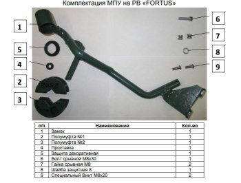 12 699 р. Замок рулевого вала FORTUS (бесштыревой) Toyota C-HR NGX10, ZGX10 рестайлинг (2019-2024)  с доставкой в г. Москва. Увеличить фотографию 3