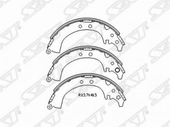 Колодки тормозные задние SAT Toyota Platz рестайлинг (2002-2005)