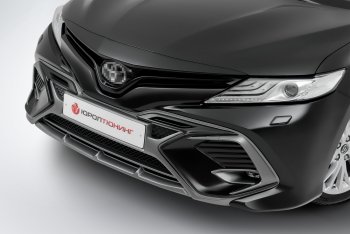 17 999 р. Накладка в центральный воздухозаборник переднего бампера Harius  Toyota Camry  XV70 (2017-2021) дорестайлинг (Неокрашенная)  с доставкой в г. Москва. Увеличить фотографию 7