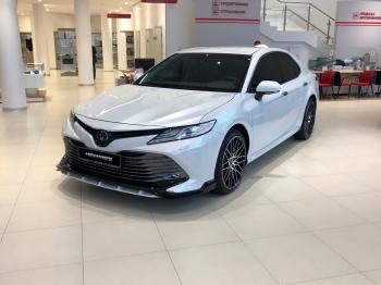 16 899 р. Накладка переднего бампера HEMMES  Toyota Camry  XV70 (2017-2021) дорестайлинг  с доставкой в г. Москва. Увеличить фотографию 3