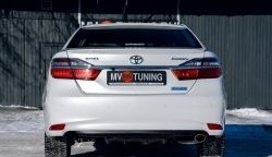 4 649 р. Козырёк на заднее стекло Tuning-Sport Toyota Camry XV55 1-ый рестайлинг (2014-2017) (Неокрашенный)  с доставкой в г. Москва. Увеличить фотографию 4