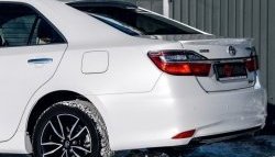 4 649 р. Козырёк на заднее стекло Tuning-Sport Toyota Camry XV55 1-ый рестайлинг (2014-2017) (Неокрашенный)  с доставкой в г. Москва. Увеличить фотографию 7