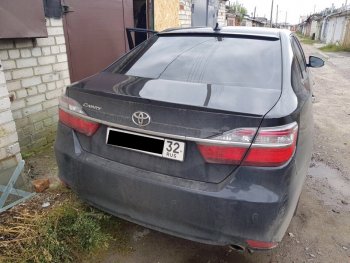 2 799 р. Лип спойлер АВТОКРАТ Toyota Camry XV50 дорестайлинг (2011-2014) (Неокрашенный)  с доставкой в г. Москва. Увеличить фотографию 5