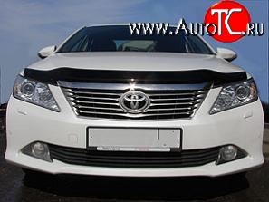 3 199 р. Дефлектор капота NovLine Toyota Camry XV50 дорестайлинг (2011-2014)  с доставкой в г. Москва