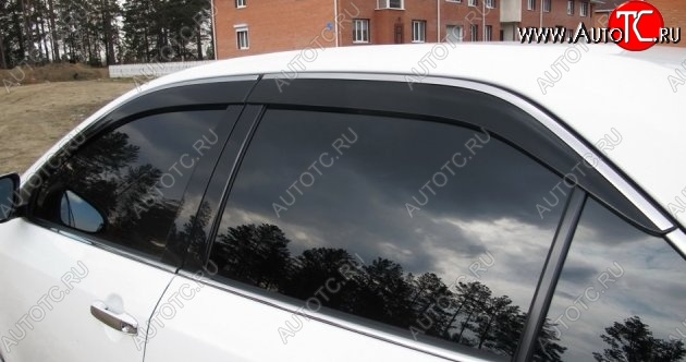 5 349 р. Комплект дефлекторов окон СТ Toyota Camry XV50 дорестайлинг (2011-2014)  с доставкой в г. Москва