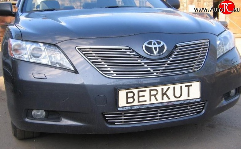 6 499 р. Декоративная вставка решетки радиатора Berkut Toyota Camry XV40 рестайлинг (2009-2011)  с доставкой в г. Москва