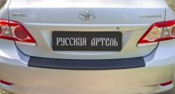 1 469 р. Защитная накладка на задний бампер RA  Toyota Corolla  E150 (2006-2010) седан дорестайлинг  с доставкой в г. Москва. Увеличить фотографию 4