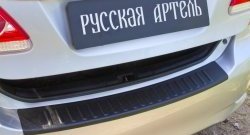 1 469 р. Защитная накладка на задний бампер RA  Toyota Corolla  E150 (2006-2010) седан дорестайлинг  с доставкой в г. Москва. Увеличить фотографию 5