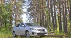 1 099 р. Реснички на фары RA Toyota Corolla E150 седан рестайлинг (2009-2013) (Неокрашенные)  с доставкой в г. Москва. Увеличить фотографию 2