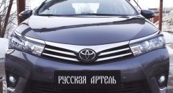 1 169 р. Реснички на фары RA Toyota Corolla E180 дорестайлинг (2013-2016) (Неокрашенные)  с доставкой в г. Москва. Увеличить фотографию 3