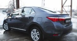 839 р. Реснички на фонари RA Toyota Corolla E180 дорестайлинг (2013-2016) (Неокрашенные)  с доставкой в г. Москва. Увеличить фотографию 3