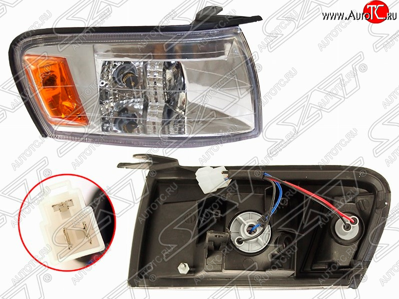 1 259 р. Передняя габарит SAT (хрусталь, правый)  Toyota Cresta  X90 (1992-1996)  с доставкой в г. Москва