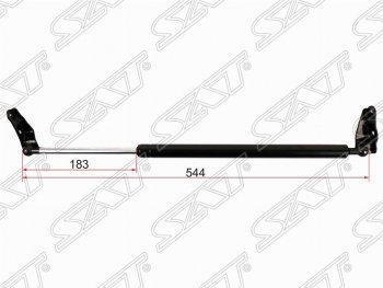 1 239 р. Правый газовый упор крышки багажника SAT  Toyota Gaia  XM10 (1998-2004) дорестайлинг, рестайлинг  с доставкой в г. Москва. Увеличить фотографию 1
