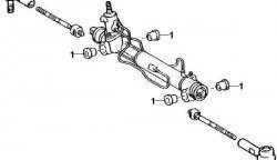 3 699 р. Полиуретановый комплект сайлентблоков рулевой рейки Точка Опоры Toyota Harrier XU30 (2003-2013)  с доставкой в г. Москва. Увеличить фотографию 2