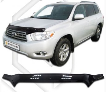 Дефлектор капота CA-Plastic Toyota (Тойота) Highlander (Хайлэндер)  XU40 (2007-2010) XU40 дорестайлинг