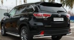 33 999 р. Широкая защита порогов SLITKOFF  Toyota Highlander  XU50 (2013-2017) дорестайлинг  с доставкой в г. Москва. Увеличить фотографию 3