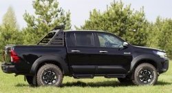 2 269 р. Брызговики под расширители колесных арок с выносом 25 мм RA  Toyota Hilux  AN120 (2016-2020) дорестайлинг  с доставкой в г. Москва. Увеличить фотографию 3