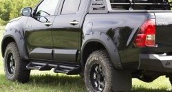 2 799 р. Брызговики под расширители колесных арок с выносом 50 мм RA  Toyota Hilux  AN120 (2016-2020) дорестайлинг  с доставкой в г. Москва. Увеличить фотографию 4