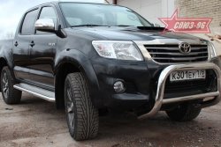 Защита переднего бампера Souz-96 (d76) Toyota Hilux AN20,AN30  2-ой рестайлинг (2011-2016)