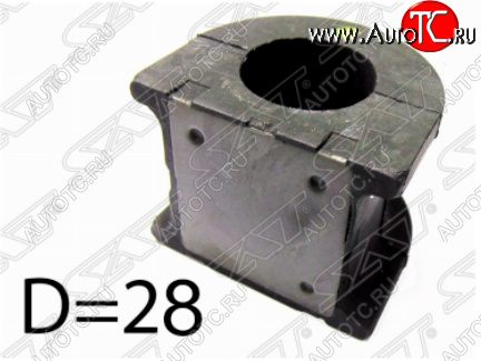 144 р. Втулка переднего стабилизатора SAT (D=28)  Toyota Ipsum  ACM20 (2001-2009) дорестайлинг, рестайлинг  с доставкой в г. Москва